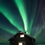 Tervola Polarlichter Santavillage Finnland *