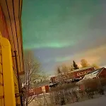Apartmán Tervola Polarlichter Santavillage Finnland *