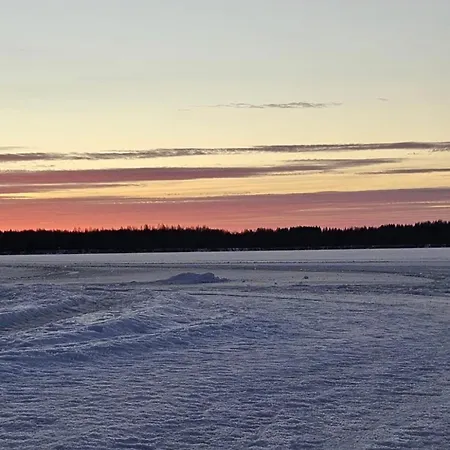Finnland Tervola Polarlichter Santavillage 아파트 Lapinniemi