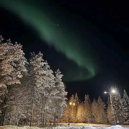 Finnland Tervola Polarlichter Santavillage 아파트 Lapinniemi