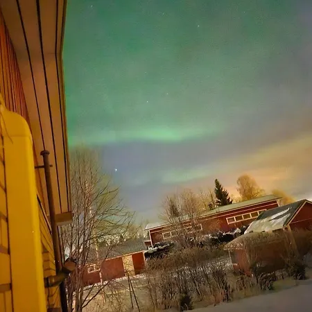 아파트 Finnland Tervola Polarlichter Santavillage *